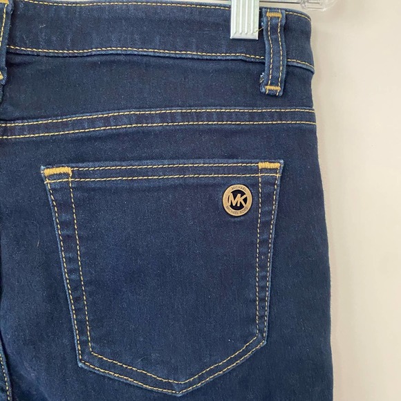 Michael Kors Izzy Cropped Skinny Jeans Denim Size 8 - Picture 3 of 5